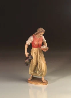 ANRI Woodcarvings Koult - Woman With Jug Cheap