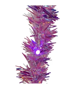 Stocking / Skirt^Kurt S Adler 100-Light Purple Iridescent Tinsel Cascade Purple Superbright Light, Ad1001Pupu
