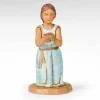 Roman Madeline, Girl W/Roses Fig, Fontanini, 5" Cheap