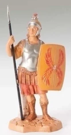 Fontanini Marcus Soldier W/Shield, 5", , 75509 Best Sale
