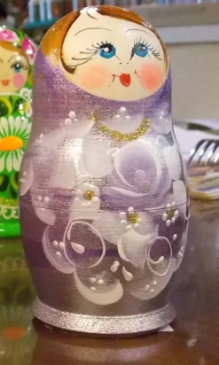 ALSH Matryoshka Nesting Dolls In Pink Or Lavender Cheap