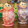 ALSH Matryoshka Nesting Dolls In Pink Or Lavender Cheap