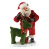 Clothtique/Fabriche Santas^Department 56 Merry Clipping