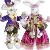 Mark Roberts Mr. & Mrs. Cottontail 11"-12" Hot