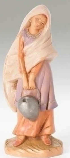 Fontanini Naamah Fig Women W/Jug, 5", , 72689 Hot