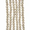 Garlands (Tree)^Kurt S Adler Natural Wood Beaded Garland 9', C5881, Kurt Adler