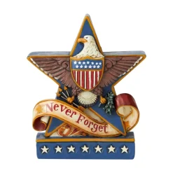 Enesco Never Forget Eagle Star, Mini, 6003977, Jim Shore Fashion