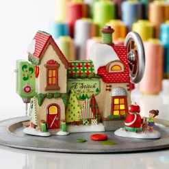 Department 56 Np, A Stitch In Yule Time, 6003111 , North Pole Village Flash Sale