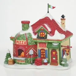 Department 56 Np, North Pole Polar Pizza, 6007612, North Pole Village Cheap