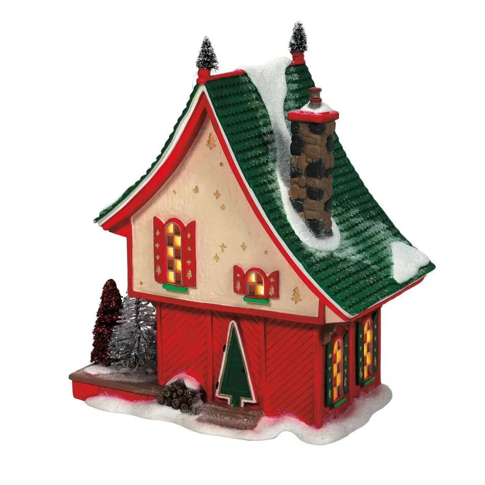 Department 56 Np, North Pole Sisal Tree Factory, 6009763, North Pole Village Hot