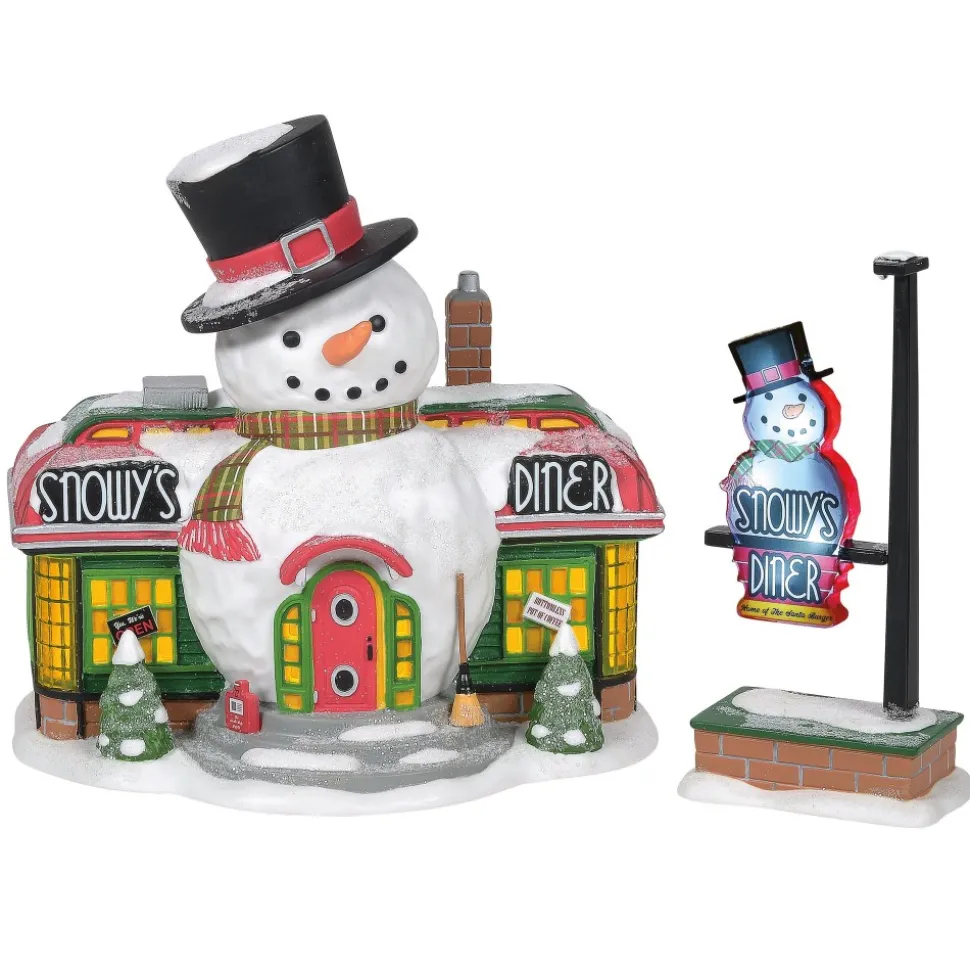 Department 56 Np, Snowy's Diner, 6005429, North Pole Clearance