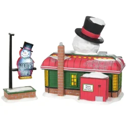 Department 56 Np, Snowy's Diner, 6005429, North Pole Clearance