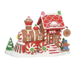Department 56 Npv, Gingerbread Supply Company, 6011413, North Pole Village Shop