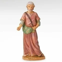Roman Obed, Farmer Nativity Figure, Fontanini, 5" New