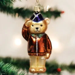 Old World Christmas Owc Air Force Bear Ornament, 12401 Discount