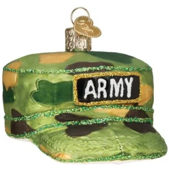 Old World Christmas Owc Army Cap Ornament, 32376 New