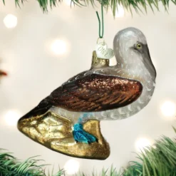 Old World Christmas Owc Blue Footed Booby Ornament, 16113 Clearance