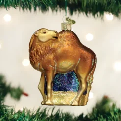 Glass^Old World Christmas Owc Camel Ornament, 12499
