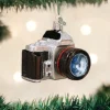 Glass^Old World Christmas Owc Camera Ornament, 32227