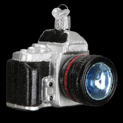 Glass^Old World Christmas Owc Camera Ornament, 32227