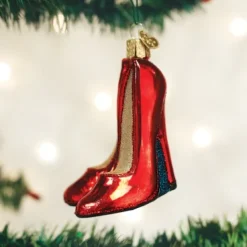 Glass^Old World Christmas Owc Glamour Heels Ornament, 32266