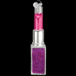 Glass^Old World Christmas Owc Lipstick Ornament, 32341