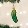 Glass^Old World Christmas Owc Sweet Pickle Ornament, 28074