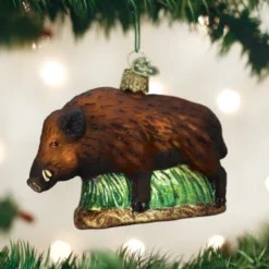 Old World Christmas Owc Wild Boar Ornament, 12500 Cheap