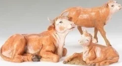 Fontanini Ox Family Set/3 5", , 51534 Flash Sale