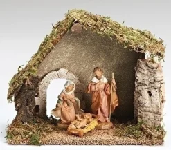 Fontanini 3Pc St W/Starter Stable 5", , 54710 Best