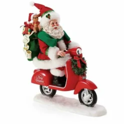 Santas^Enesco Pd, Santa On The Go, 6008604, Possible Dreams,