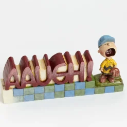 Enesco Peanuts Aaugh Word Plaque Shop