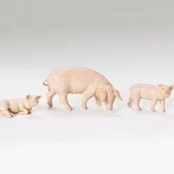 Fontanini Pig Family Nativity 3Pc St 5", , 54081 Fashion