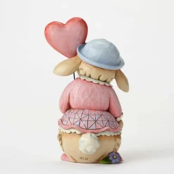 Easter^Enesco Pint Size Bunny W/Love Balloon