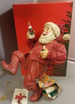 Clothtique/Fabriche Santas^Department 56 Possible Dreams Clothtique Rockwell Pepsi Santa Clause, 3602, Possible Dreams
