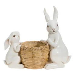 Easter^Raz Rabbits With Basket