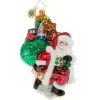 Santas^Christopher Radko Radko Almost Time For! Ornament, 1019876,