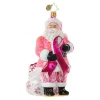 Glass^Christopher Radko Radko, Breast Cancer Santa, 1018961