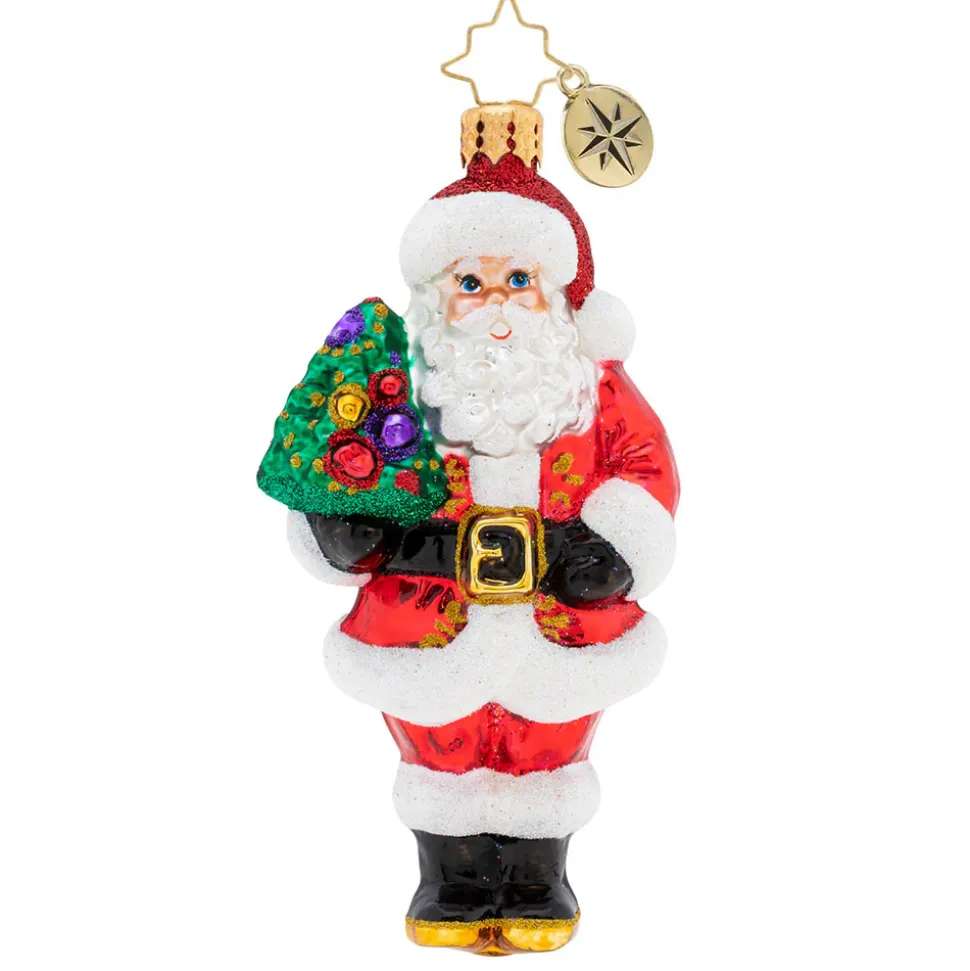 Santas^Christopher Radko Radko, Nordmann Fir Santa Ornament, 1019783