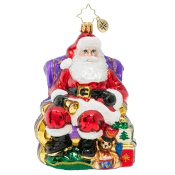 Santas^Christopher Radko Radko, St. Nick Visit Ornament, 1019866