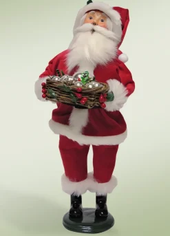 Santas^Byers Choice Red Velvet Santa, , 3161C