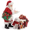 Clothtique/Fabriche Santas^Department 56 Santa And His Pets Carolers Musical. 6004333, Possible Dreams