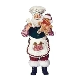 Clothtique/Fabriche Santas^Roman Santa In Charming Traditional Outfits , 3 Asst, 133848,