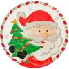 Glass^Raz Santa Plate