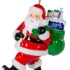 Resin^Kurt S Adler Santa Vaccine Ornament, A2129, Kurt Adler