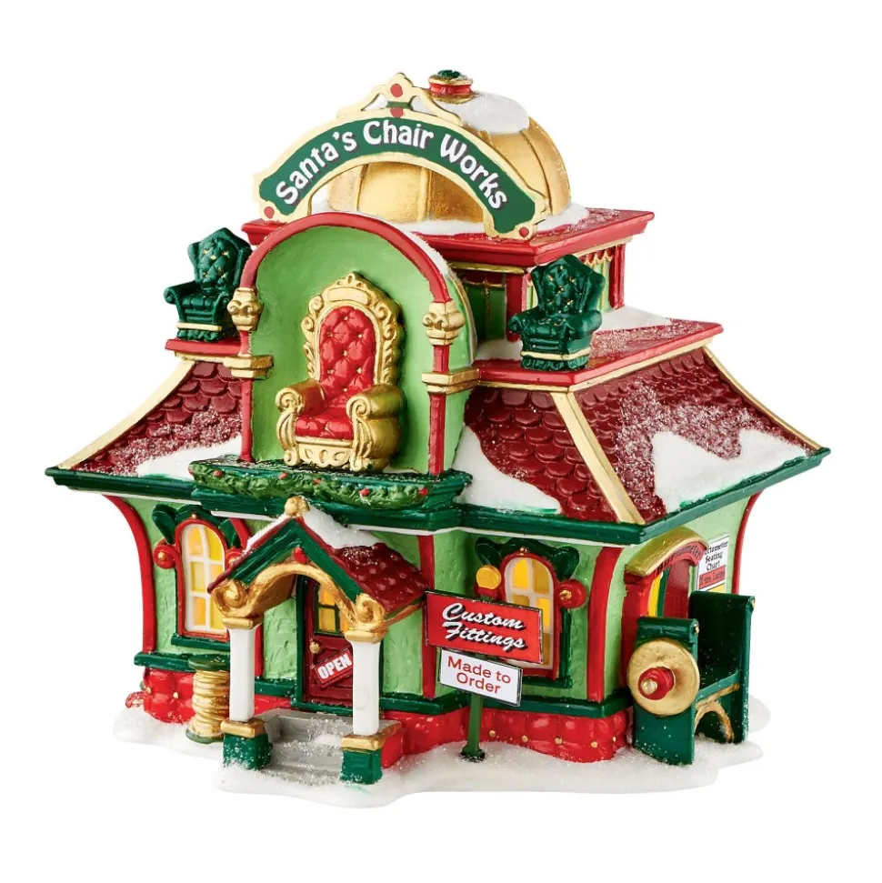 Department 56 Santa's Chair Works Store