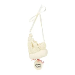 Department 56 Sb, From God Ornament, 6009142, Snowbaby Fashion
