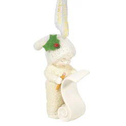 Department 56 Sb, Making The List Ornament, 6005783, Snowbaby Shop