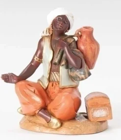 Fontanini Seated Camel Driver, 12", , 52905 Shop