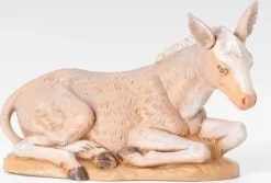 Fontanini Seated Donkey, 12", , 52933 Best Sale